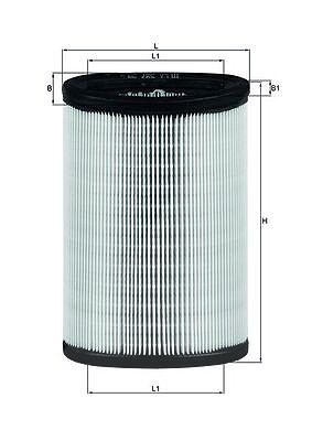 Mahle Luftfilter [Hersteller-Nr. LX597] für Citroën, Rover, Mega, Peugeot, Nissan