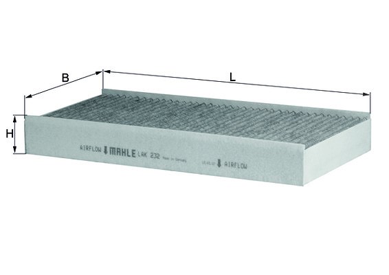 Mahle Filter, Innenraumluft [Hersteller-Nr. LAK232] für Peugeot, Citroën