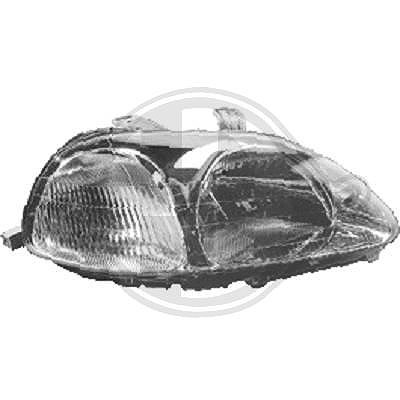 Diederichs Hauptscheinwerfer [Hersteller-Nr. 5206080] für Honda