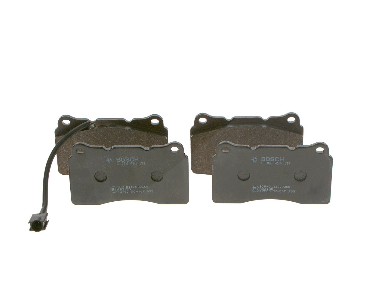 Bosch Bremsbelagsatz, Scheibenbremse [Hersteller-Nr. 0986494131] für Maserati, Alfa Romeo