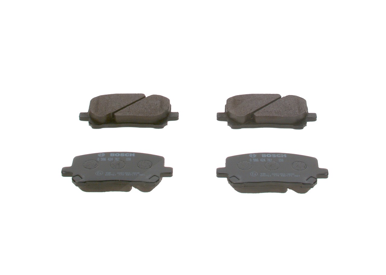 Bosch Bremsbelagsatz, Scheibenbremse [Hersteller-Nr. 0986424761] für Toyota