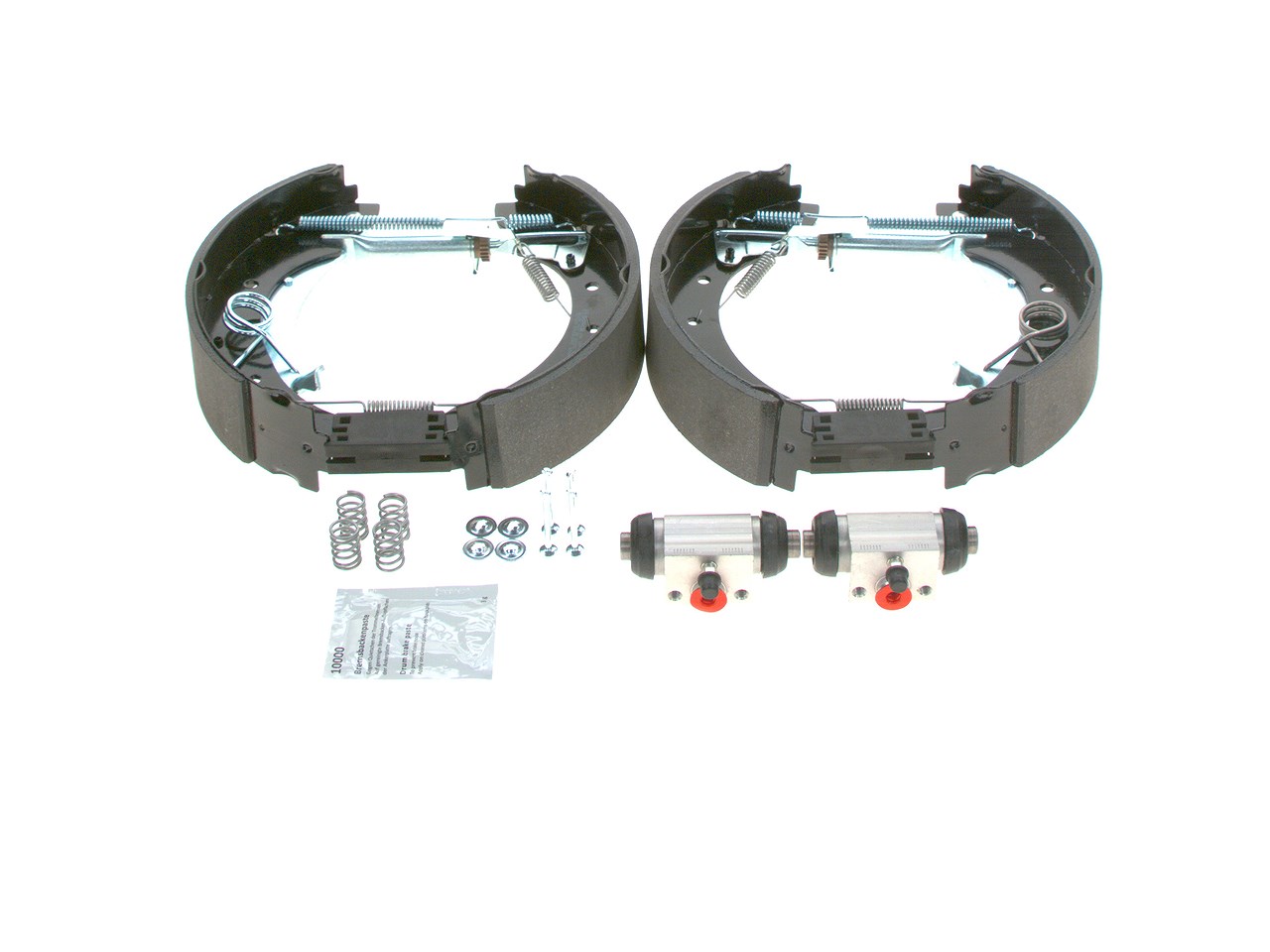 Bosch Bremsbackensatz [Hersteller-Nr. 0204114667] für Peugeot, Citroën, Fiat