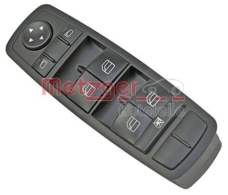 Metzger Autoteile Schalter, Fensterheber [Hersteller-Nr. 0916417] für Mercedes-Benz