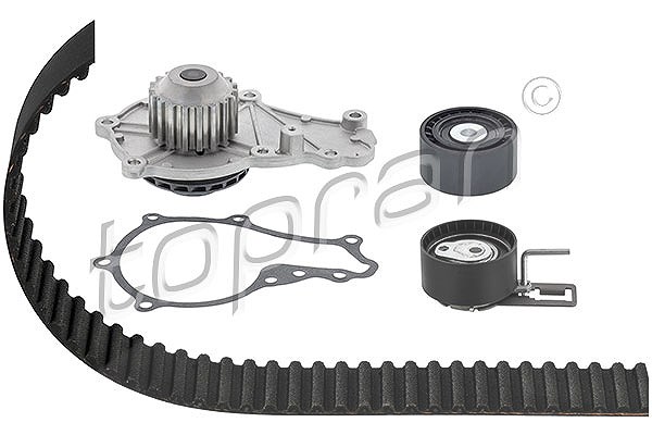 Topran Wasserpumpe + Zahnriemensatz [Hersteller-Nr. 305049] für Citroën, Ford, Fiat, Toyota, Volvo, Mazda, Peugeot