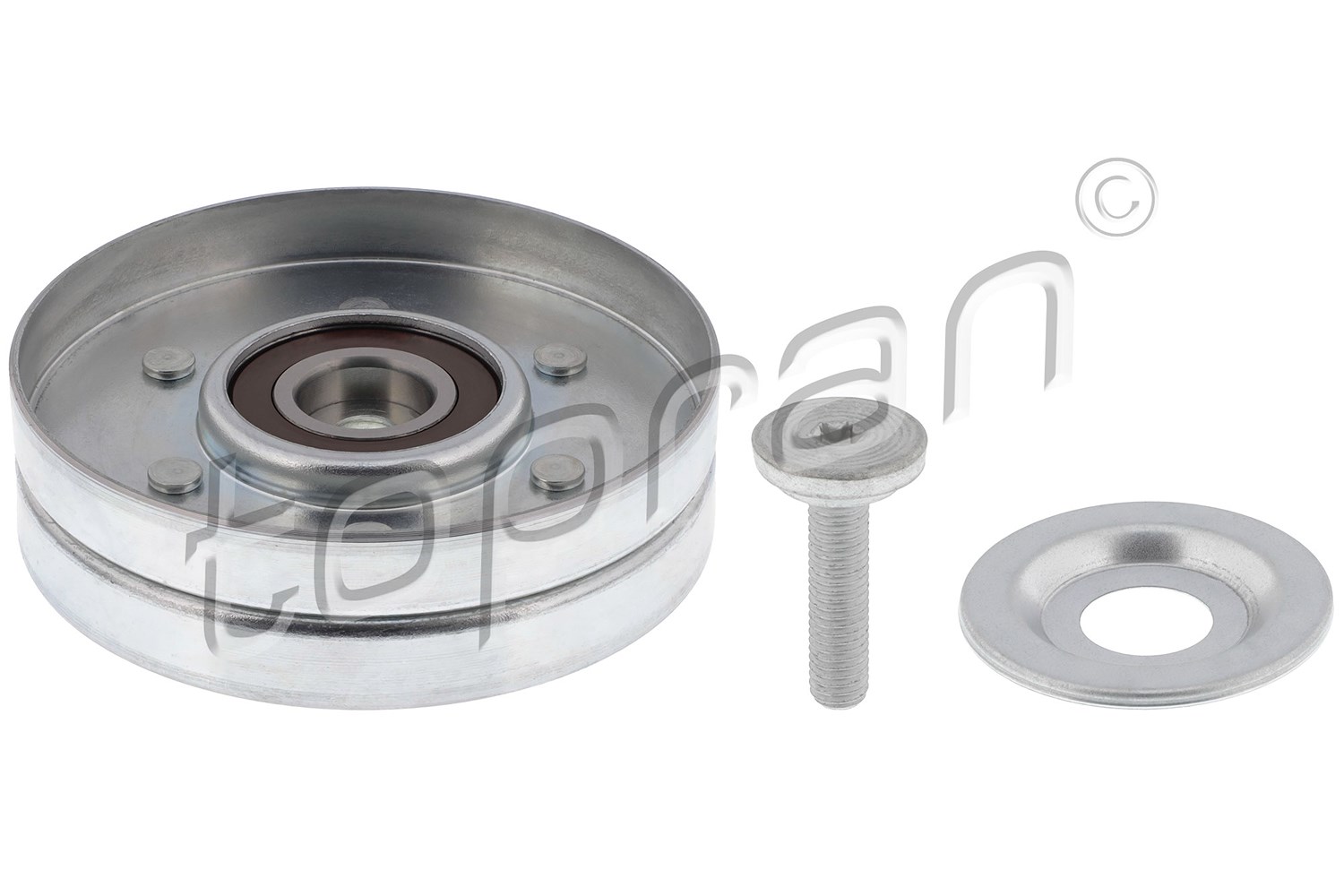 Topran Umlenk-/Führungsrolle, Keilrippenriemen [Hersteller-Nr. 114212] für Audi, Seat, VW