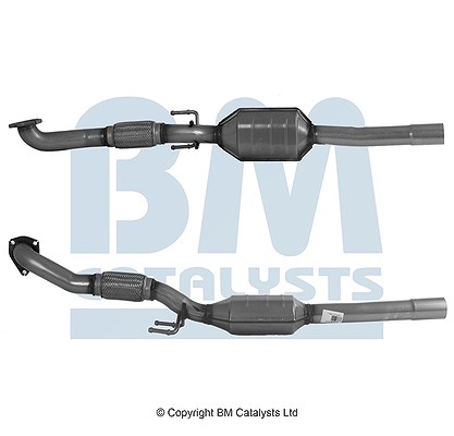 Bm Catalysts Katalysator mit Anbauteilen [Hersteller-Nr. BM80081H] für Seat, Audi, Skoda, VW