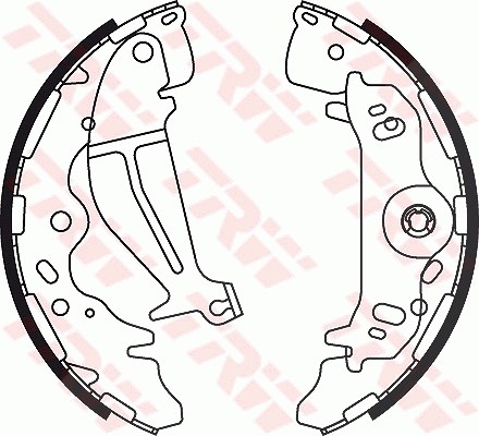 Trw Bremsbackensatz [Hersteller-Nr. GS8774] für Hyundai