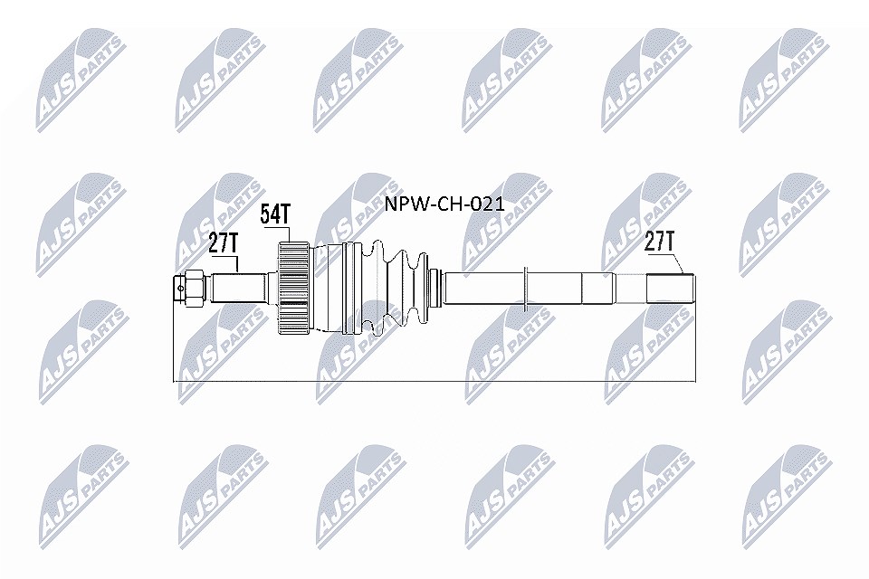 Nty Antriebswelle [Hersteller-Nr. NPW-CH-021] für Jeep