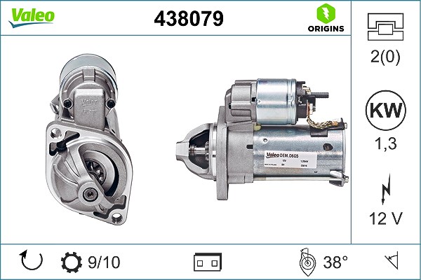 Valeo Starter [Hersteller-Nr. 438079] für Mercedes-Benz