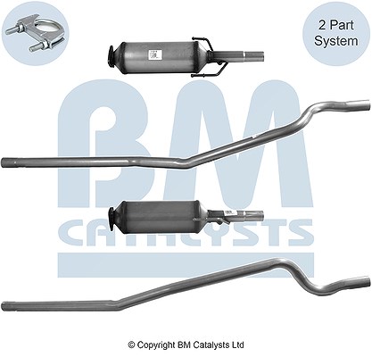 Bm Catalysts Ruß-/Partikelfilter, Abgasanlage [Hersteller-Nr. BM11019] für Vauxhall, Opel