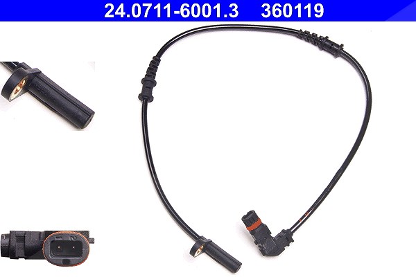 Ate Sensor, Raddrehzahl [Hersteller-Nr. 24.0711-6001.3] für Mercedes-Benz