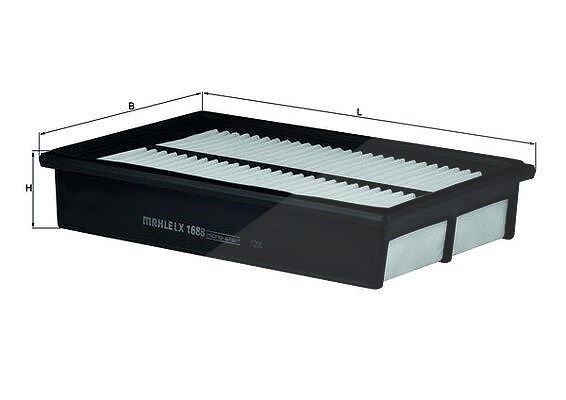 Mahle Luftfilter [Hersteller-Nr. LX1688] für Mazda