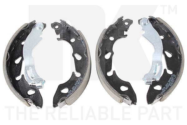 Nk Bremsbackensatz für Trommelbremse Hinterachse [Hersteller-Nr. 2723810] für Abarth, Fiat, Ford
