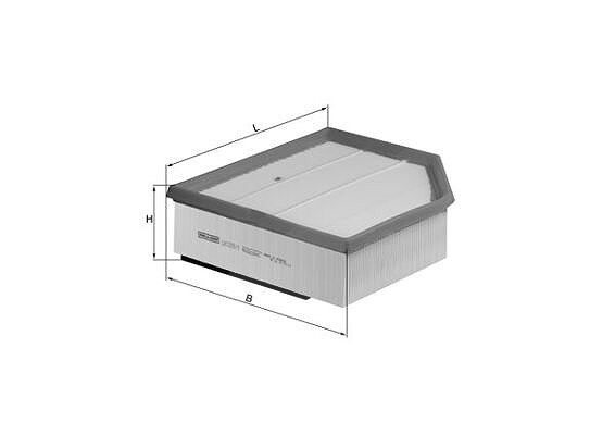 Mahle Luftfilter [Hersteller-Nr. LX1289/1] für Volvo