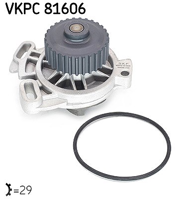 Skf Wasserpumpe [Hersteller-Nr. VKPC81606] für Audi