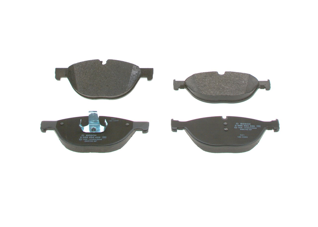 Bosch Bremsbelagsatz, Scheibenbremse [Hersteller-Nr. 0986494429] für BMW