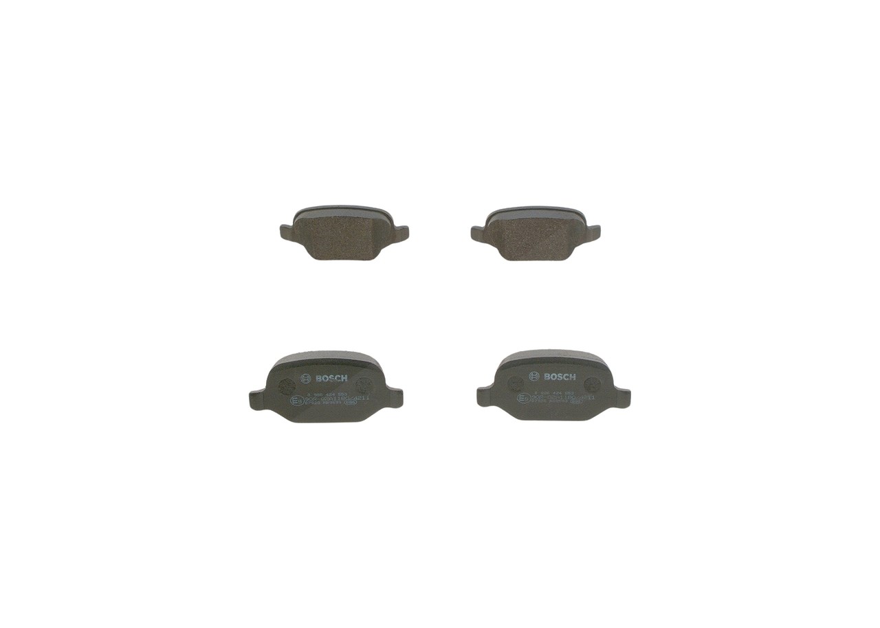 Bosch Bremsbelagsatz, Scheibenbremse [Hersteller-Nr. 0986424553] für Lancia, Alfa Romeo, Fiat
