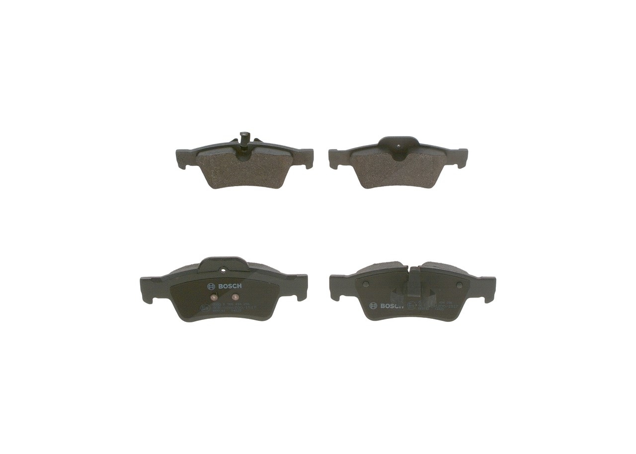 Bosch Bremsbelagsatz, Scheibenbremse [Hersteller-Nr. 0986494256] für Mercedes-Benz
