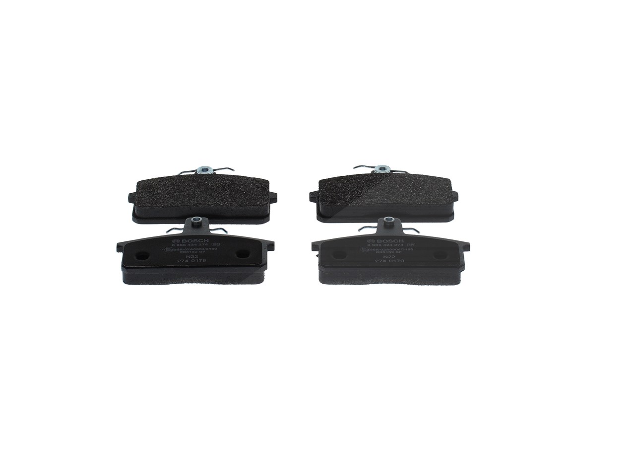 Bosch Bremsbelagsatz, Scheibenbremse [Hersteller-Nr. 0986424274] für Suzuki, Seat