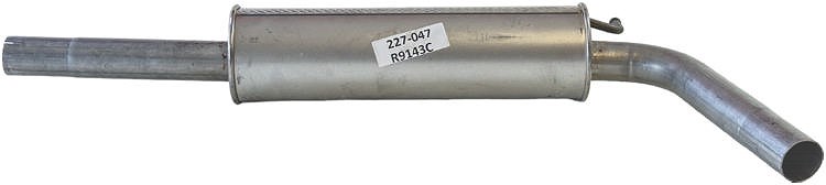 Bosal Mittelschalldämpfer [Hersteller-Nr. 227-047] für Skoda, Seat, VW