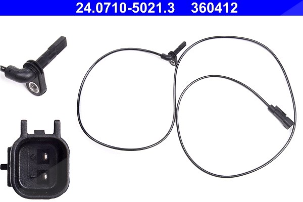 Ate Sensor, Raddrehzahl [Hersteller-Nr. 24.0710-5021.3] für Opel, Vauxhall