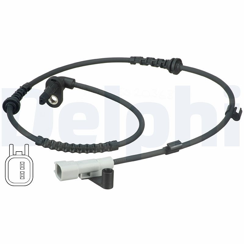 Delphi Sensor, Raddrehzahl [Hersteller-Nr. SS20363] für Chevrolet