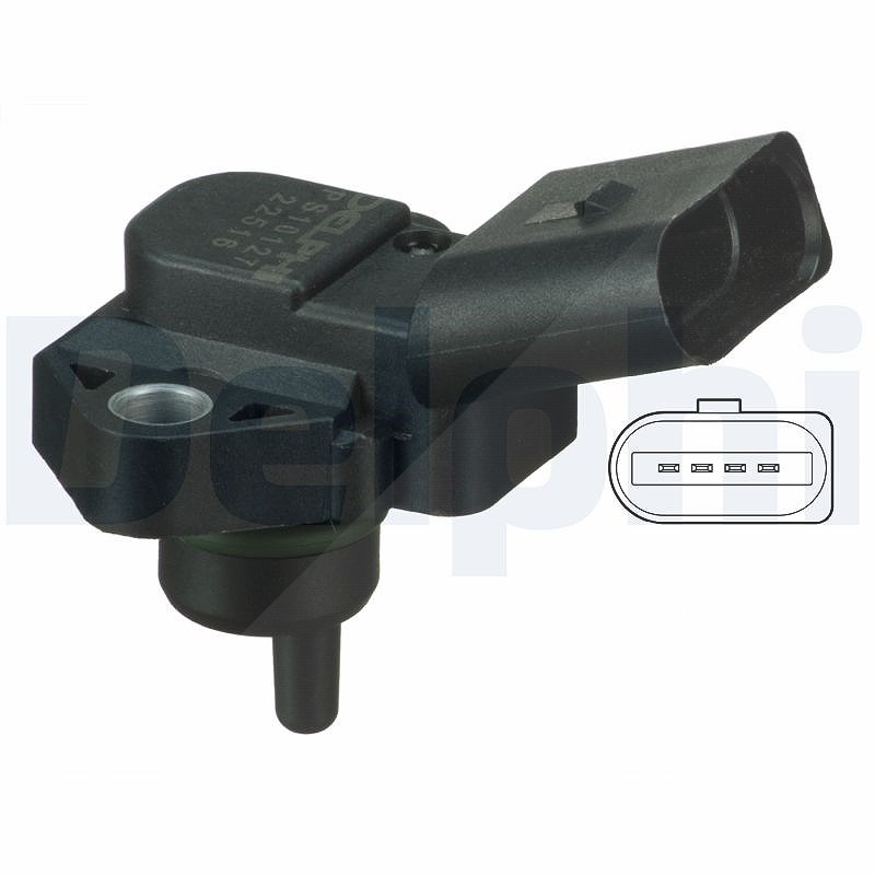 Delphi Sensor, Ladedruck [Hersteller-Nr. PS10127] für Seat, Audi, Ford, VW, Skoda