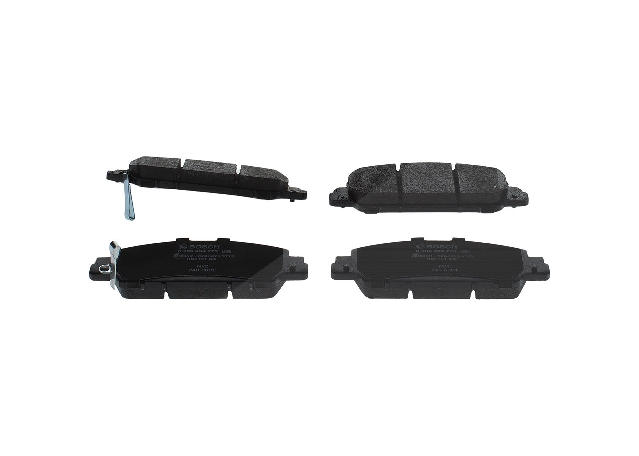 Bosch Bremsbelagsatz, Scheibenbremse [Hersteller-Nr. 0986494773] für Honda