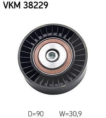 Skf Umlenk-/Führungsrolle, Keilrippenriemen [Hersteller-Nr. VKM38229] für BMW