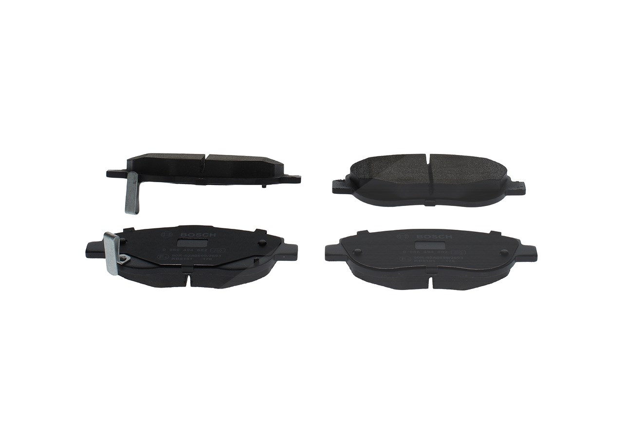 Bosch Bremsbelagsatz, Scheibenbremse [Hersteller-Nr. 0986494682] für Toyota