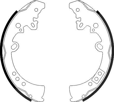 Hella Bremsbackensatz [Hersteller-Nr. 8DB355003-011] für Toyota