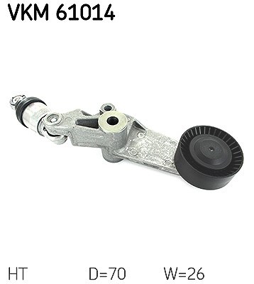 Skf Spannrolle, Keilrippenriemen [Hersteller-Nr. VKM61014] für Toyota