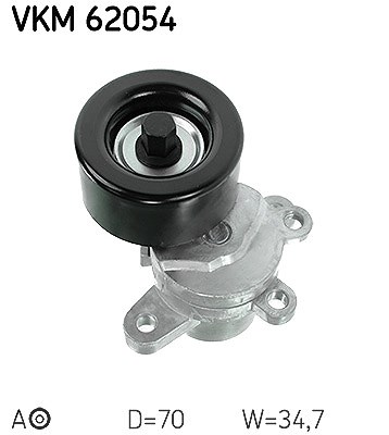 Skf Spannrolle, Keilrippenriemen [Hersteller-Nr. VKM62054] für Nissan