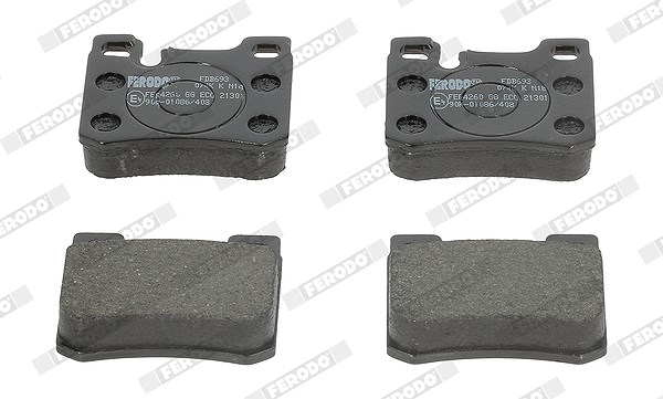 Ferodo Bremsbeläge hinten (Satz) [Hersteller-Nr. FDB693] für Mercedes-Benz