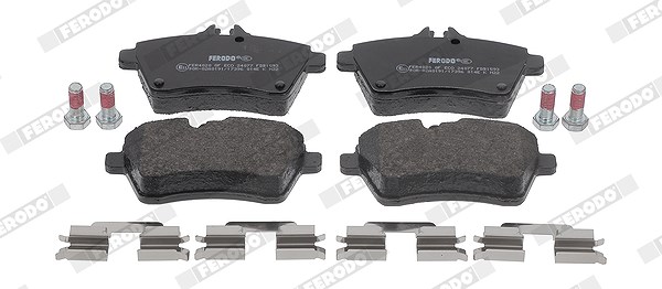Ferodo Bremsbelagsatz, Scheibenbremse [Hersteller-Nr. FDB1593] für Mercedes-Benz