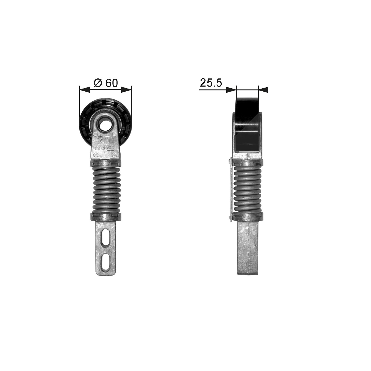 Gates Spannrolle, Keilrippenriemen [Hersteller-Nr. T38355] für Renault