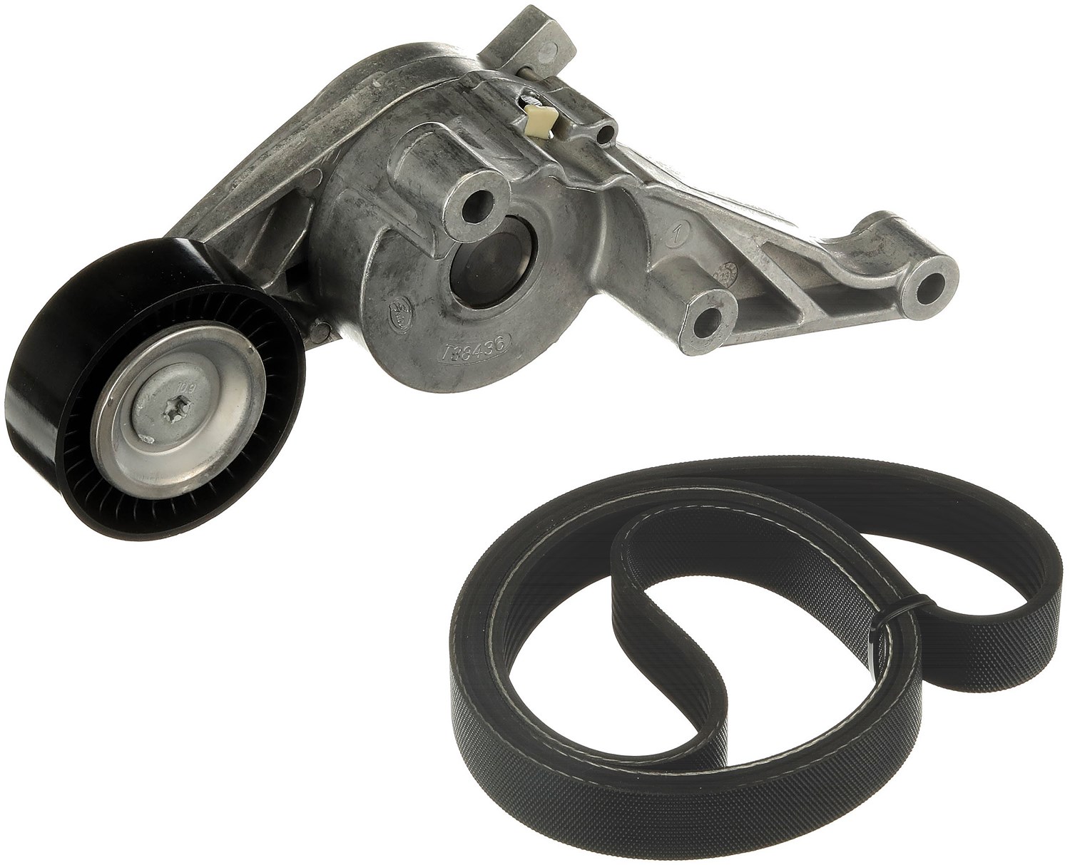 Gates Keilrippenriemensatz [Hersteller-Nr. K036PK1138] für VW