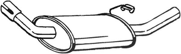 Bosal Endschalldämpfer [Hersteller-Nr. 154-801] für Ford