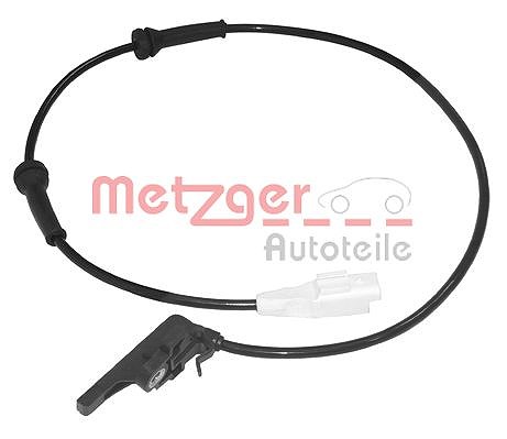 Metzger Autoteile Sensor, Raddrehzahl [Hersteller-Nr. 0900105] für Citroën, Peugeot