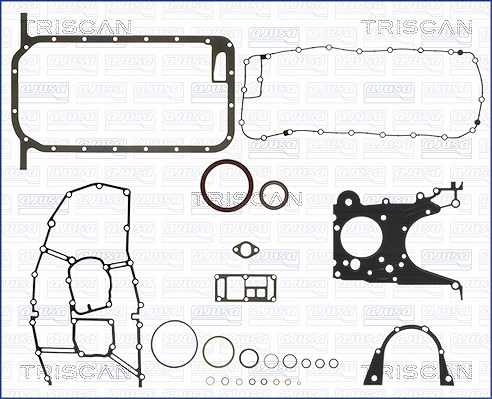 Triscan Dichtungssatz, Kurbelgehäuse [Hersteller-Nr. 595-1749] für BMW