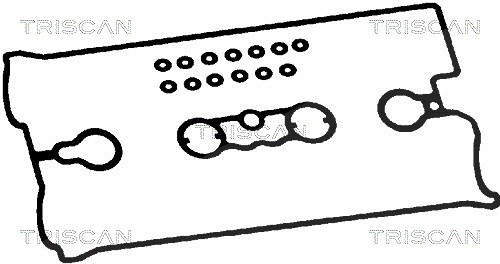 Triscan Dichtungssatz, Zylinderkopfhaube [Hersteller-Nr. 515-7591] für Toyota