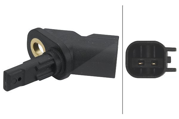 Hella Sensor, Raddrehzahl [Hersteller-Nr. 6PU012039-951] für Jaguar, Ford