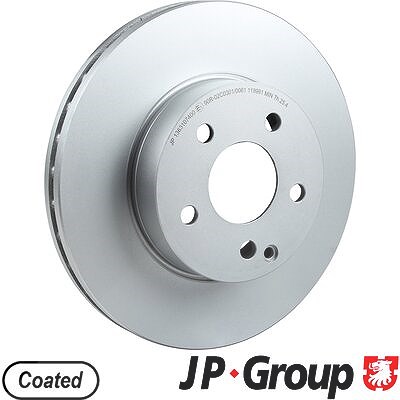 Jp Group 1x Bremsscheibe [Hersteller-Nr. 1363107400] für Mercedes-Benz