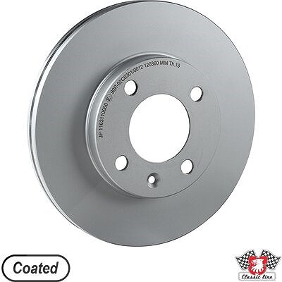 Jp Group 1x Bremsscheibe [Hersteller-Nr. 1163110000] für Audi, VW, Seat