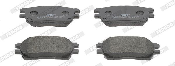 Ferodo Bremsbelagsatz, Scheibenbremse [Hersteller-Nr. FDB1868] für Toyota