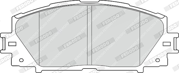 Ferodo Bremsbelagsatz, Scheibenbremse [Hersteller-Nr. FDB4310] für Lexus, Toyota