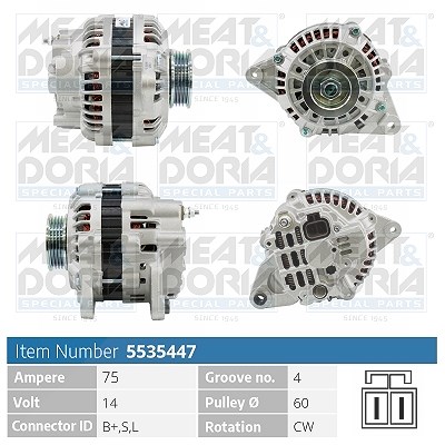 Meat & Doria Generator [Hersteller-Nr. 5535447] für Hyundai, Proton