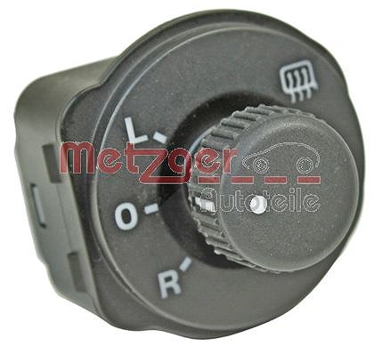 Metzger Autoteile Schalter, Spiegelverstellung [Hersteller-Nr. 0916456] für Skoda