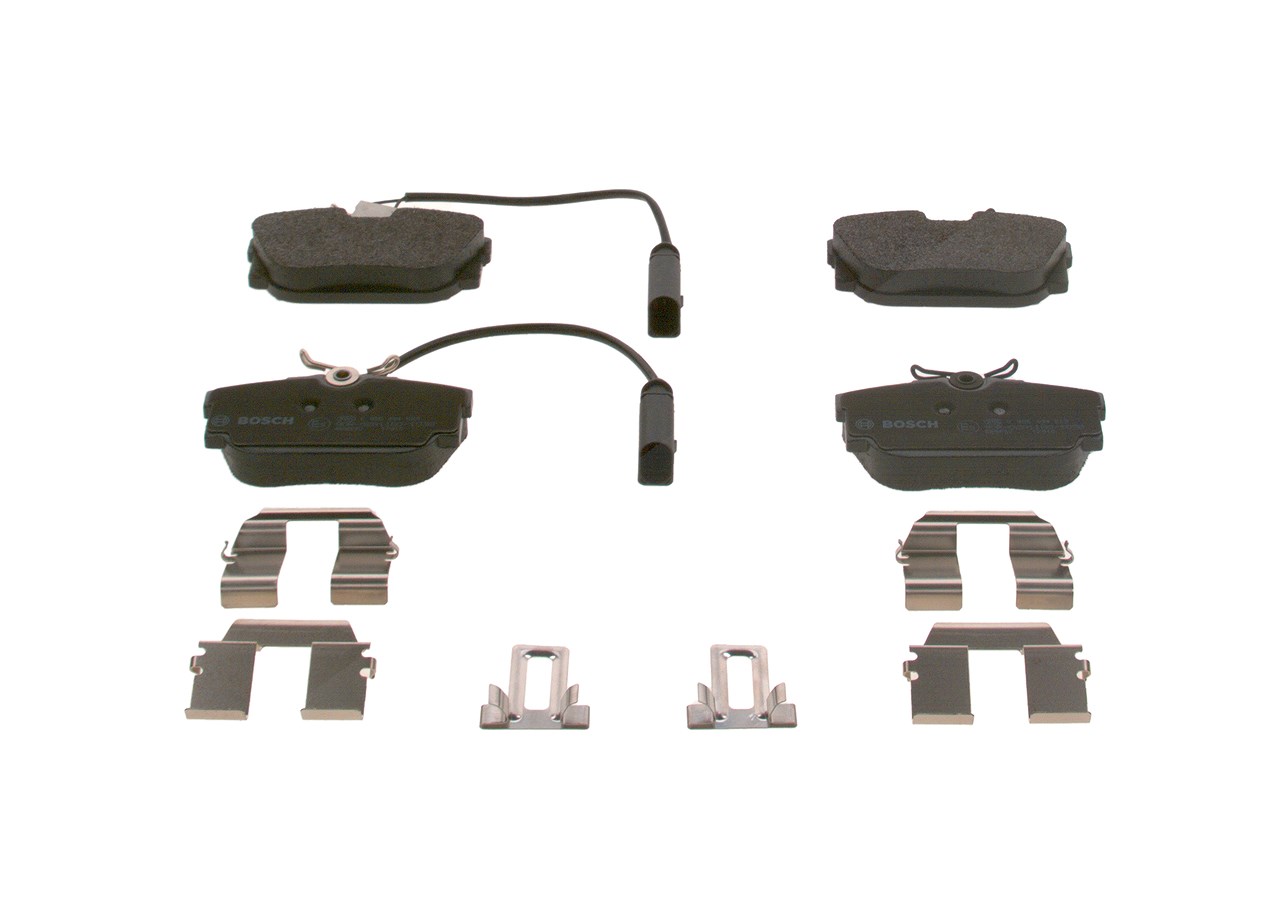 Bosch Bremsbelagsatz, Scheibenbremse [Hersteller-Nr. 0986494529] für Seat, VW