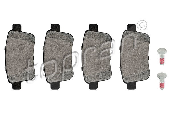 Topran Bremsbelagsatz, Scheibenbremse [Hersteller-Nr. 700818] für Mercedes-Benz, Renault